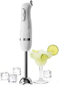 Turelar Immersion Blender Corded 400W, 2 Speed, Emulsifier, Blend, BPA-Free by Turelar
