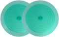 V-TOP Tub Stopper 2 Pack, 6 inches Large Silicone Drain Plug Hair Stopper Flat Suction Cover for Kitchen Bathroom Gadgets and Accessories (Green Transparent) by V-TOP