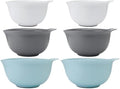 KitchenAid Universal Nesting Plastic Mixing Bowls, 2.5 quart, 3.5 quart, 4.5_quart, Mulitcolored, Set of 3 (Pack of 2) by Unknown