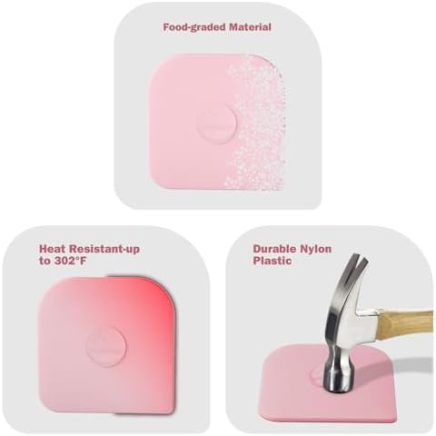 Pan Scraper, 5 Pcs Pot & Dish Scraper Plastic, Sturdy Scraper Kitchen Tool - Image 5