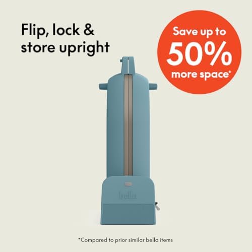 bella Fits-Anywhere™ Flip-n-Store Non-Toxic, Belgian Waffle Maker, Surf - Image 2