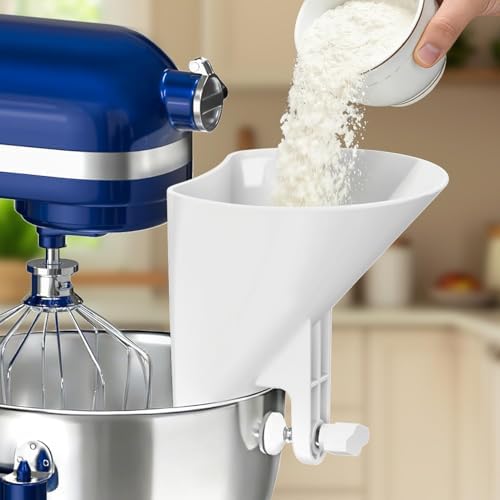 KingofKings Flour Funnel for Kitchen Aid Accessories and Attachments by Kingofkings