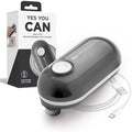 Kitchen Mama Mini Plus Rechargeable Electric Can Opener, Metal Gray by KitchenMama