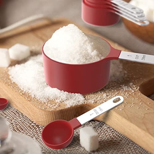 Measuring Cups & Spoons Set, Stackable Cups and Spoons - Image 6