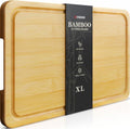 Astercook Nature Bamboo Cutting Boards for Kitchen by Astercook