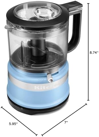 KitchenAid 3.5 Cup Food Chopper KFC3516VB, Blue Velvet - Image 5