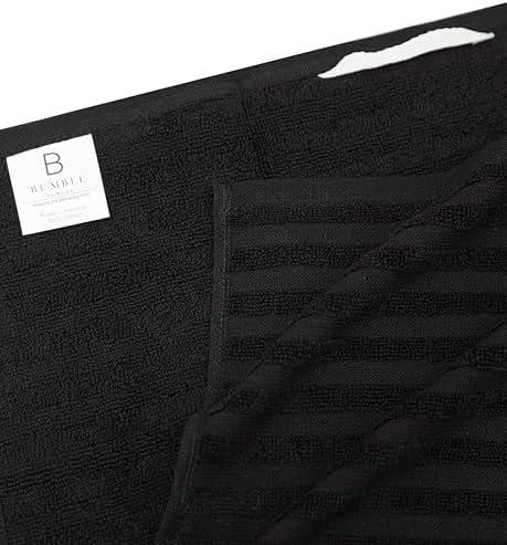 Premium Kitchen Towels 6 Pack 100% Cotton, 20"x28" Dish Towels - Black - Image 4