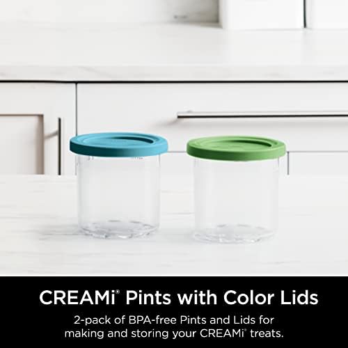Ninja® CREAMi® Original Pints 2 Pack with Storage Lids, XSKPLID2CD - Image 4