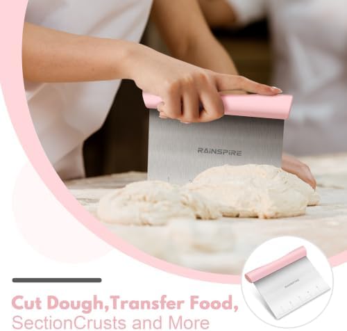 Multi-Purpose Stainless Steel Bench Scraper Dough Blender & Pastry Cutter - Image 3