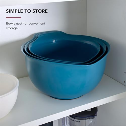 KitchenAid Universal Nesting Plastic Mixing Bowls, Set of 3 (Pack of 2) - Image 6