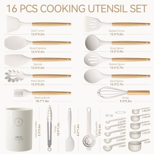 Silicone Kitchen Utensils Set, Food-grade Cooking Utensils, BPA-Free - Image 6