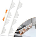 ItsNio Stainless Steel Stove Gap Covers, Stove Gap Filler, White (2PCS) by ItsNio