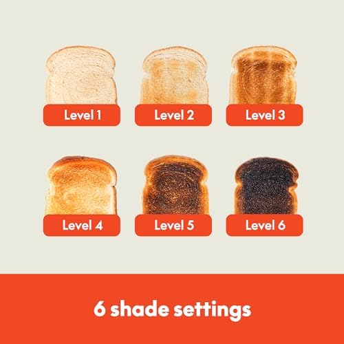 bella Fits-Anywhere™ Slim Toaster, 4 Slice Extra Long & Wide Slot, Surf - Image 6