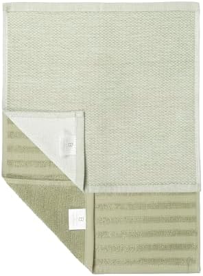 Bumble Premium Dish Cloths 13"x13" (6 Pack) | 100% Natural Ring Spun Cotton | 400 GSM | Highly Absorbent & Soft |Yarn Dyed & Solid Dyed Terry Dish Cloth Set - Sage - Image 6