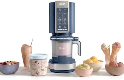 Ninja® Creami® 7-in-1 Ice Cream Maker, Navy, NC351 by Unknown