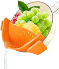 YEVIOR Clip on Strainer for Pots Pan Pasta,Silicone Food Pan Strainer by YEVIOR