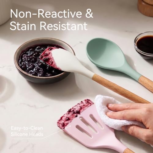 Silicone Kitchen Utensils Set, Heat-Resistant Cooking Utensils, BPA-Free - Image 2