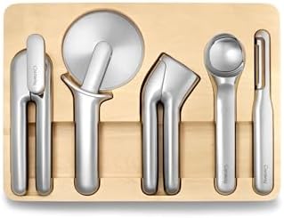 Caraway 5-Piece Stainless Steel Kitchen Gadget Set by Unknown