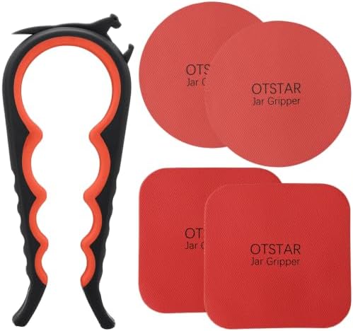 Otstar Jar Opener with Gripper Pads for Weak Hands, Seniors with Arthritis by Otstar