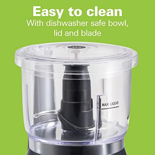 Hamilton Beach 3 Cup Electric Vegetable Chopper & Mini Food Processor - Image 5