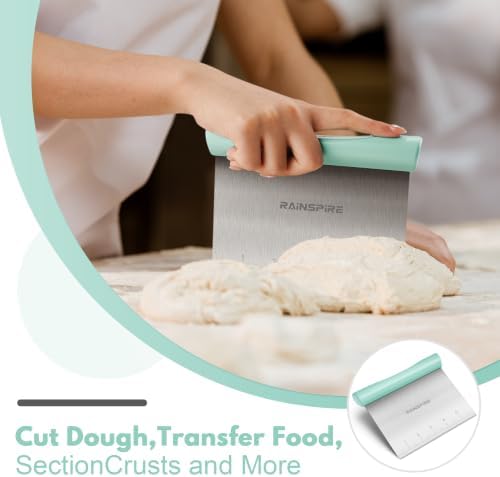 Multi-Purpose Stainless Steel Bench Scraper Dough Blender & Pastry Cutter - Image 3