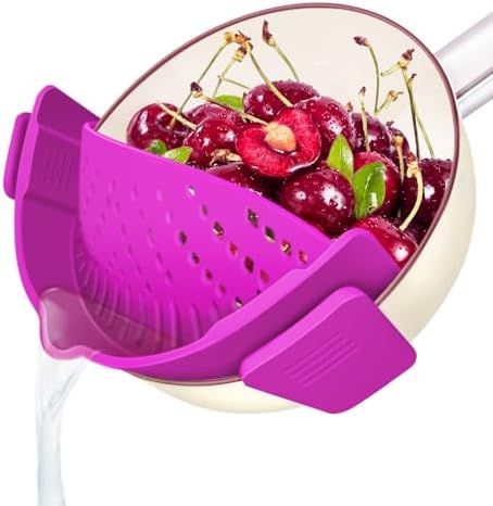 YEVIOR Clip on Strainer for Pots Pan Pasta by YEVIOR
