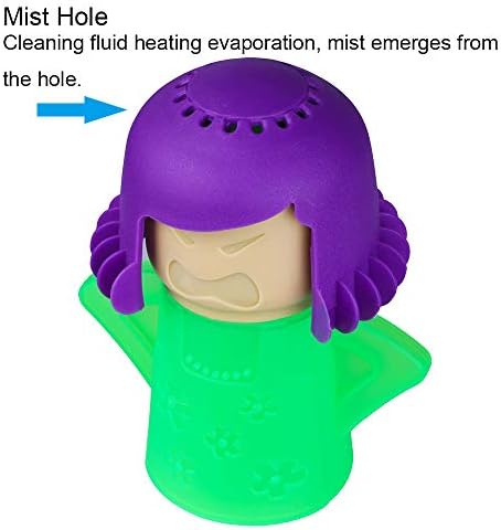 Angry Mama Microwave Cleaner, Vinegar and Water Steam Tool (Green) - Image 3