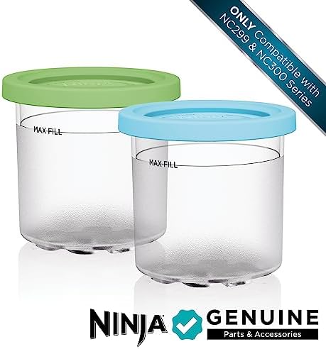 Ninja® CREAMi® Original Pints 2 Pack with Storage Lids, XSKPLID2CD - Image 2