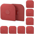 Pan Scraper, 10 Pcs Pot & Dish Scraper Plastic, Sturdy Scraper Kitchen Tool, Red by Matscover