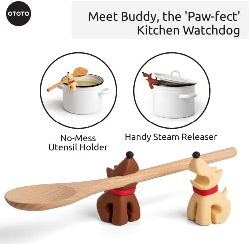 Funny Spoon Holder by OTOTO - Spoon Rest for Stove Top - Cooking Gadgets, Cooking Gifts, Cool Kitchen Gadgets, Cool Gifts, Cute Kitchen Accessories - Image 3