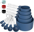 Measuring Cups & Spoons Set, Stackable Cups and Spoons by TILUCKBringsGoodLuck