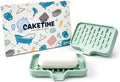 CAKETIME 2 Pack Silicone Soap Dish with Drainage Holes for Bathroom Shower Caddy Kitchen Counter Sponge Holder Bar Sink Organizer Suction Cup Dispenser Shampoo Hanging Office Tools Storage New Green by CAKETIME