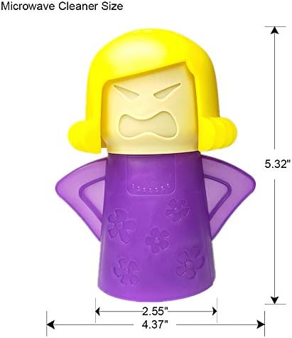 Angry Mama Microwave Cleaner, Vinegar and Water Steam Tool (Purple) - Image 4