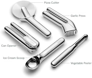 Caraway 5-Piece Stainless Steel Kitchen Gadget Set - Image 3