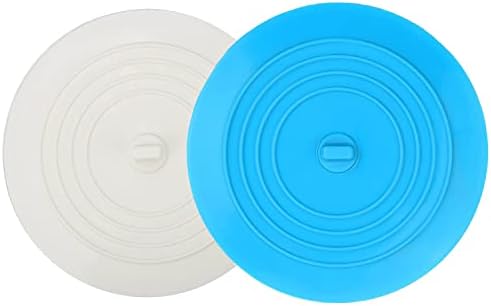 V-TOP Bath Tub Drain Stopper 2 Pack, 6 inch Silicone Drain Cover Tub Plug by V-TOP