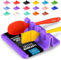 Zulay Kitchen Silicone Utensil Rest with Drip Pad for Multiple Utensils - BPA-Free, Heat-Resistant Spoon Rest & Spoon Holder for Stove Top - Kitchen Utensil Holder for Ladles & Tongs - Mystic Violet by ZulayKitchen