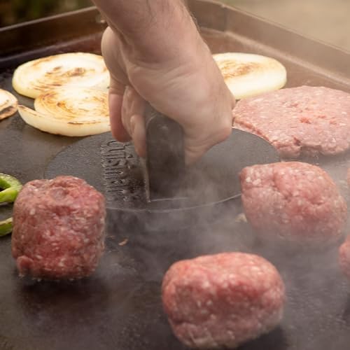 Cuisinart Smash Burger Press, Cast Iron, 6.5" Round Burger Smasher - Image 6