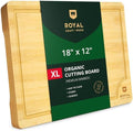 ROYAL CRAFT WOOD Bamboo Cutting Board 18 x 12 inches by ROYALCRAFTWOOD