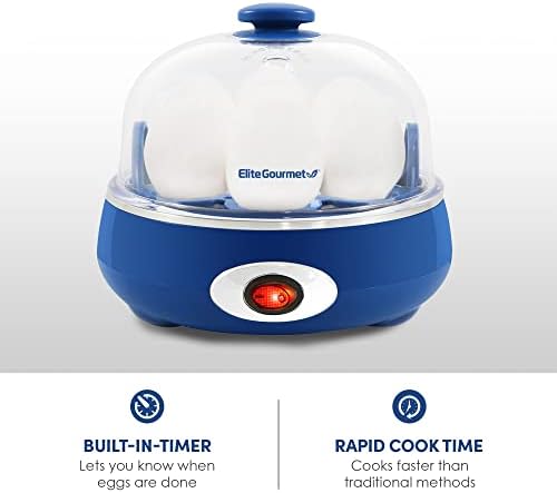 Elite Gourmet 7-Egg Electric Egg Cooker, BPA-Free, Auto Shut-Off - Image 3