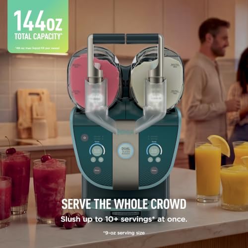 Ninja SLUSHi Twist Smart Frozen Drink Maker with Dual SlushAssist, FS701GN - Image 6