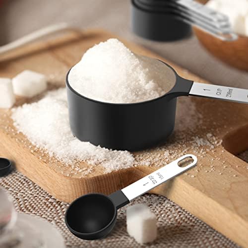 Measuring Cups & Spoons Set, Stackable Cups and Spoons - Image 6