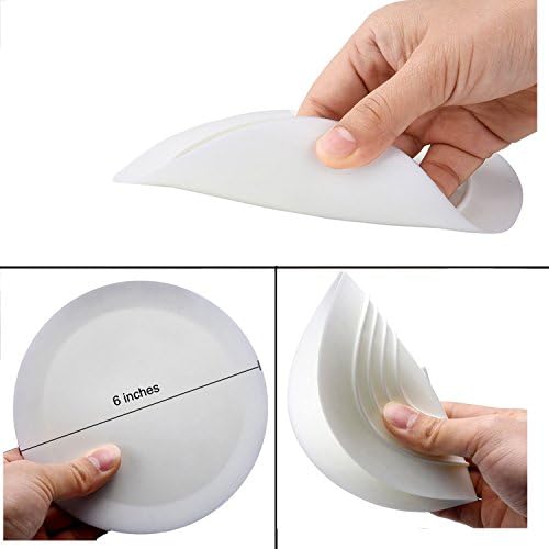 V-TOP Tub Stopper 2 Pack, 6 inches Large Silicone Drain Plug Hair Stopper Flat Suction Cover for Kitchen Bathroom and Laundry - Image 6