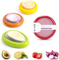 Winb Set of 4 Reusable Fruit and Veggie Savers - Ideal for Avocados, Tomatoes, Apples, Garlic, Onions, and More by Winb