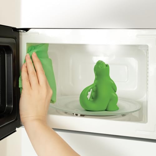 Genuine Fred DRAGON'S BREATH Microwave Steam Cleaner, BPA-Free Silicone Dragon Design, Easy to Use, Reduces Cleaning Time, Dishwasher Safe, Fun and Effective Kitchen Gadget - Image 4