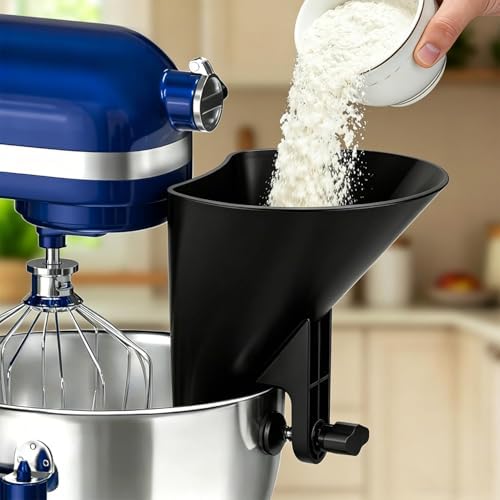 Kingofkings Flour Funnel for Kitchen Aid Mixer Accessories and Attachments by Kingofkings