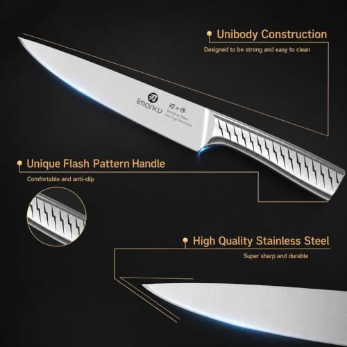 Imarku 14‑Piece Kitchen Knife Set｜Pro Cutting Power, Easy for Home Use - Image 3