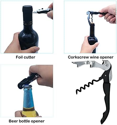 Otstar Jar Opener Bottle Opener and Can opener for Weak Hands,Seniors with Arthritis, Elderly, Jar Lid Opener Gadgets with Rubber Jar Opener Gripper Pad and Corkscrew Opener - Image 6