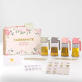 YARRAMATE Olive Oil Dispenser, 2 in 1 Oil Sprayer for Cooking, 17oz/500ml Glass Oil Spray Bottle with Pourer, Food-grade Oil Dispenser and Oil Sprayer for Kitchen, Salad, Frying (24_4pcs pinkset) by YARRAMATE