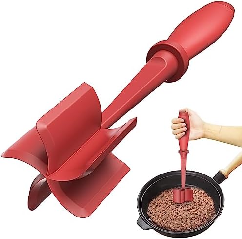 Upgrade Meat Chopper Hamburger Masher Ground Beef Smasher Utensil Mix Tool by Shadowgallery