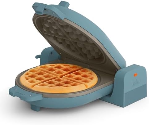 bella Fits-Anywhere™ Flip-n-Store Non-Toxic, Belgian Waffle Maker, Surf by bella